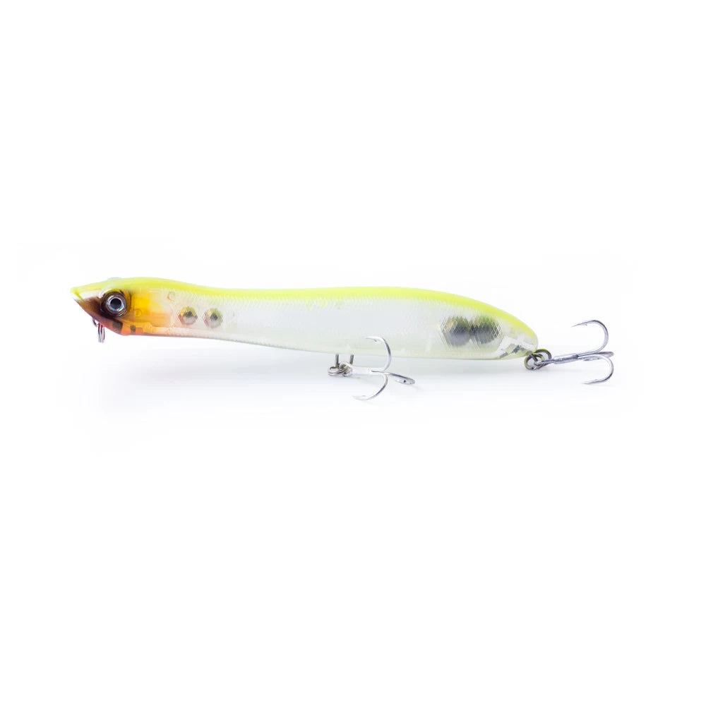 120mm/18g Topwater Pencil Popper Floating Fishing Lure Snakehead Wobblers Tackle Baits Minnow For Snapper Flounder Bass Chub