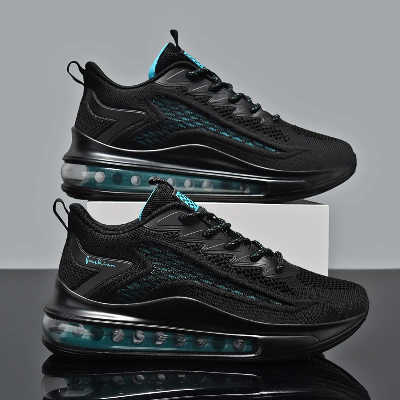 Men's air running shoes, tennis walking shoes, breathable and non slip running shoes