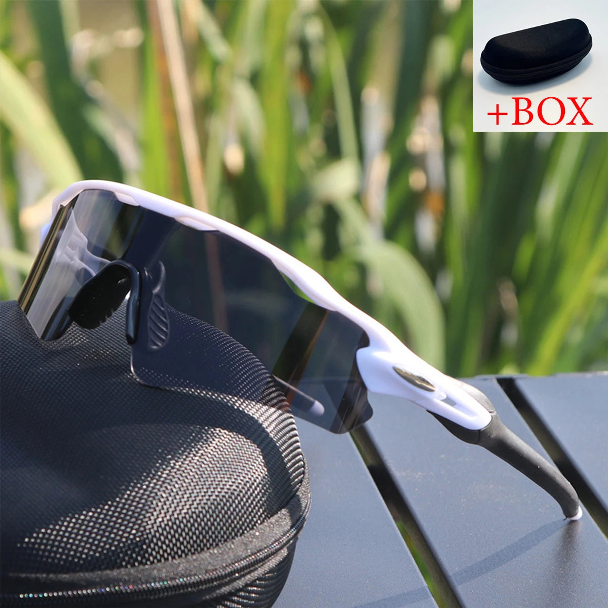 Running Driving Fishing Men's Sport Sunglasses Cycling Glasses for Men Women TR90 Frame With HD Lens Anti-Glare For MTB