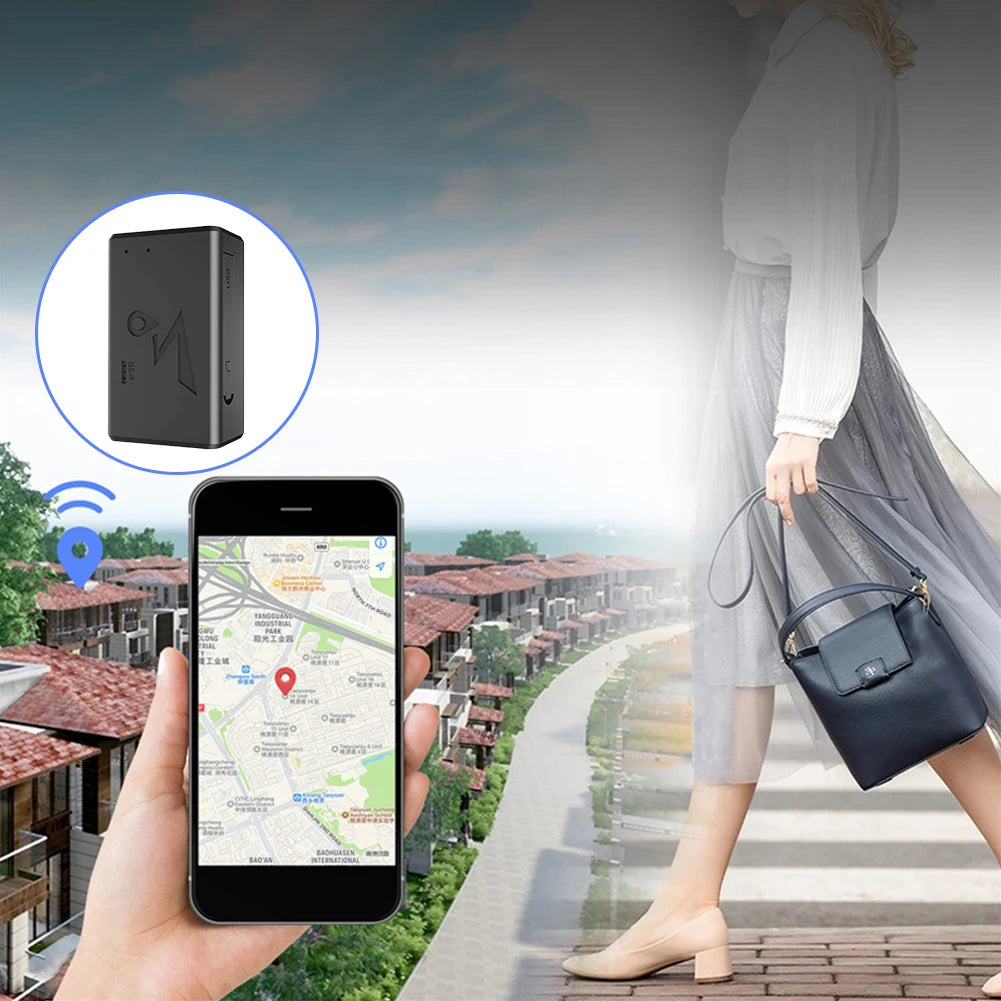 GPS Mini Locator Tracker Anti-Theft Car GPS Location Tracker Car Long Distance Pets Children Anti-lost Locator Real-Time
