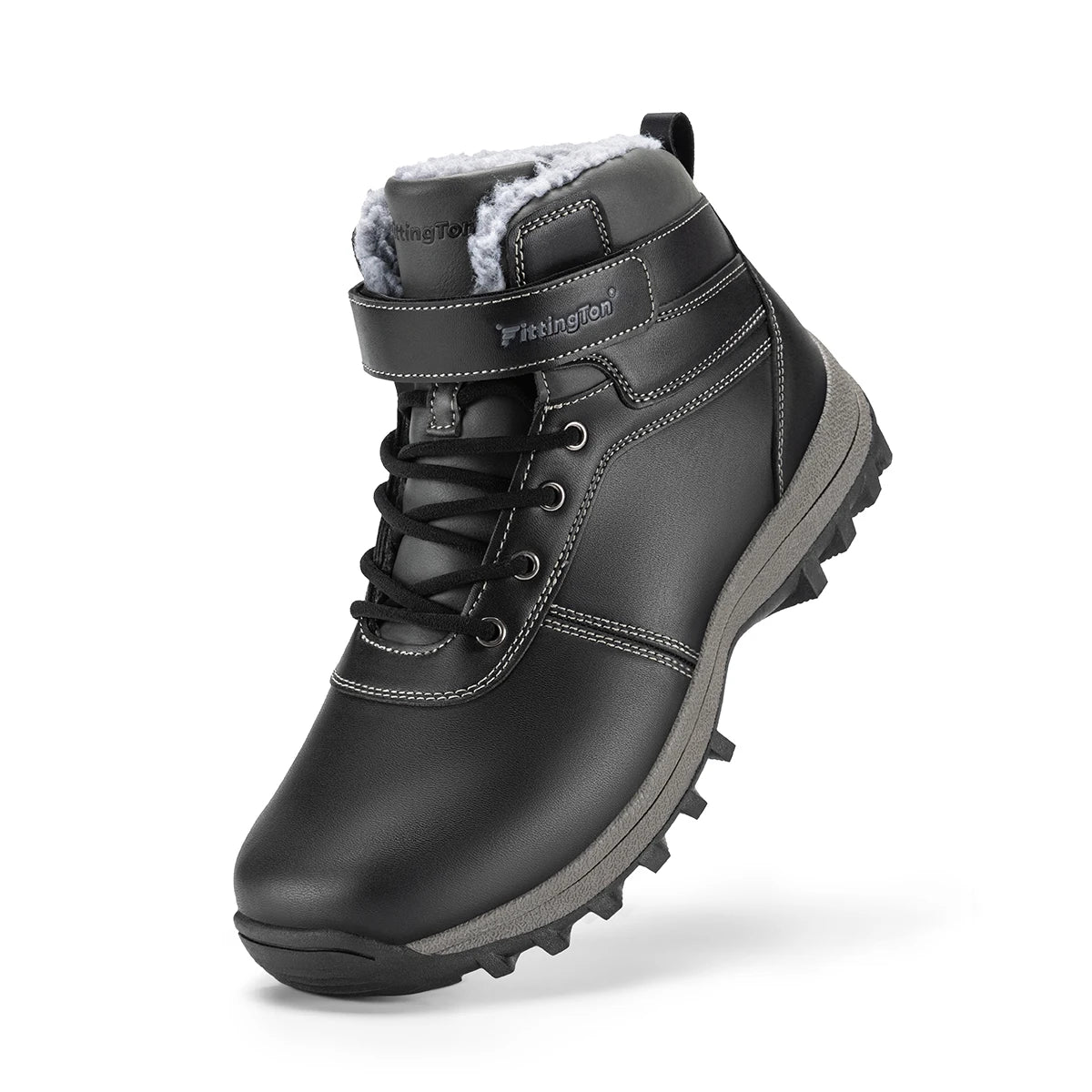 Fittington Snow Boots for Men Winter Boots Wide Fit -15℃ Cold-proof Warm Thick Lined Outdoor Hiking Shoes Men's Winter Footwear