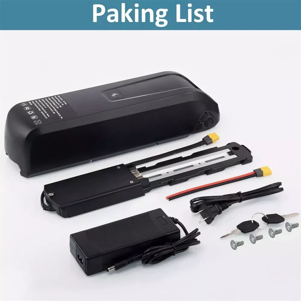 36V 48V 15Ah 20Ah Hailong Li-ion EBike Battery for 1000W 750W 500W Motor, 18650 Pack,Long Range Bicycle Battery,Fast Shipping