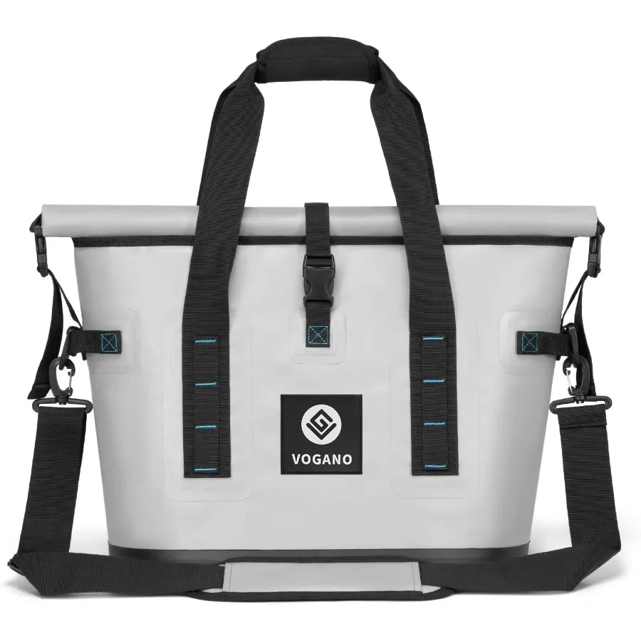 40 Can Soft Cooler Bag - Insulated Leak-Proof Large Cooler Bag with Roll-Top Waterproof Seal Portable Ice Chest for Camping Bea