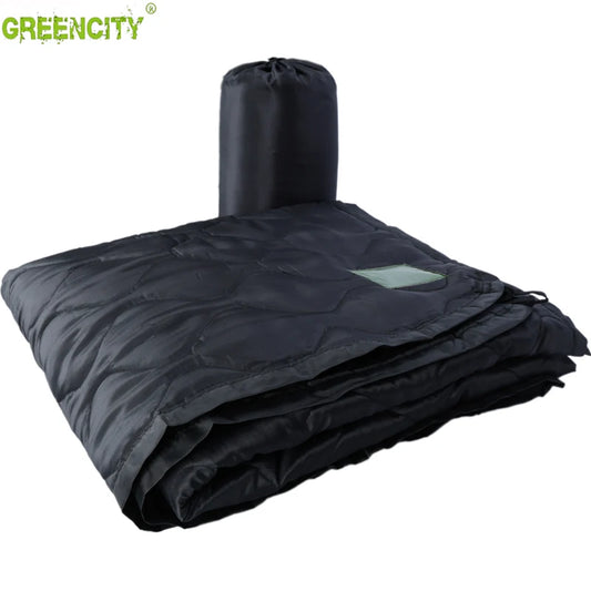 GREENCITY 200CM Military Army Camping Blanket Tactical Woobie Blanket Poncho Liner Lightweight All Weather Blankets Camping Gear