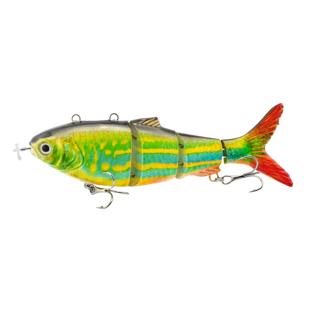 Robotic Fishing Lure Lifelike Electric Wobbler Crankbait Artificial Auto Spinning Swimming Fishing Swimbait Bionic Baits