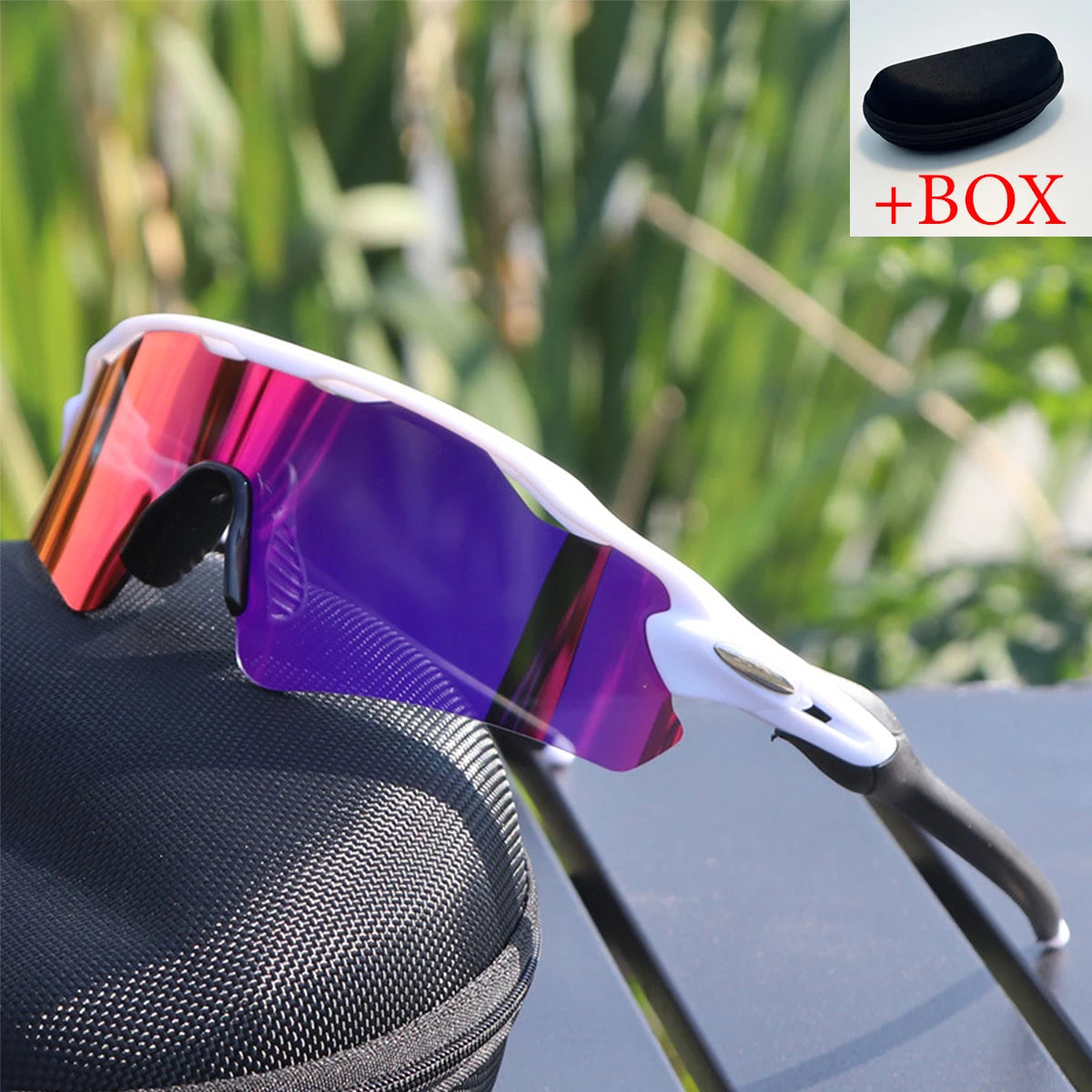 Running Driving Fishing Men's Sport Sunglasses Cycling Glasses for Men Women TR90 Frame With HD Lens Anti-Glare For MTB