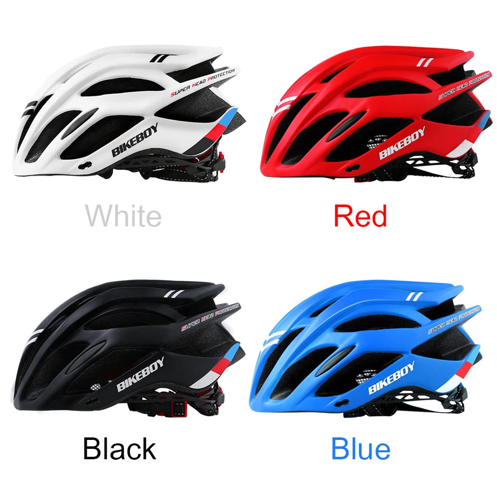 EPS PC Cycling Helmet Breathable Adjustable Bicycle Helmet Sport Mountain Bike MTB Safety Cap Cycling Equipment