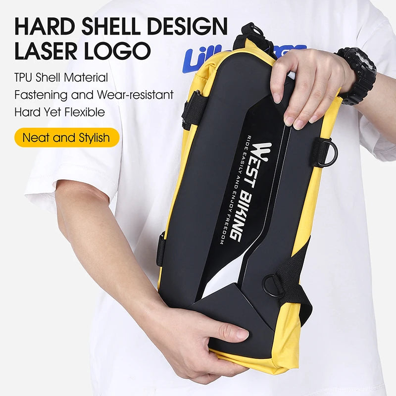 WEST BIKING Portable Bicycle Trunk Bag  Expandable 13-25L Bike Cargo Carrier Bag Waterproof Cycling Rear Rack Suitcase Accessory