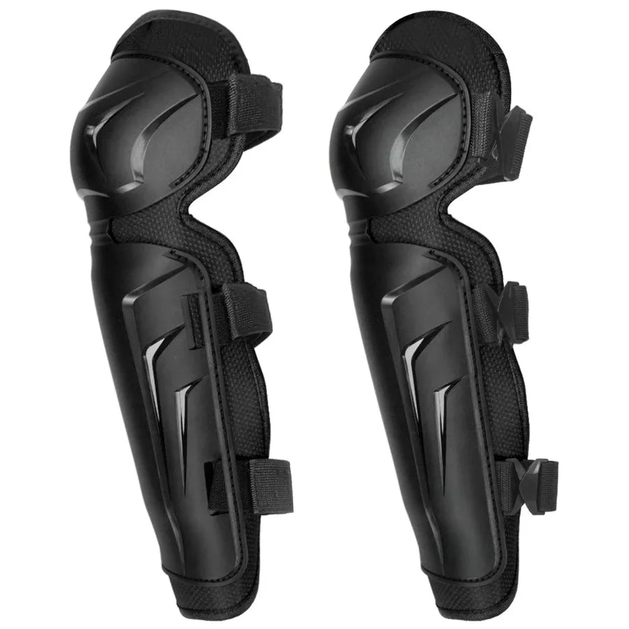 Adjustable Motocross Knee and Shin Guards for Men Crashproof Motorcycle Leg Armor Protection for Dirt Bike Racing HighPerforman
