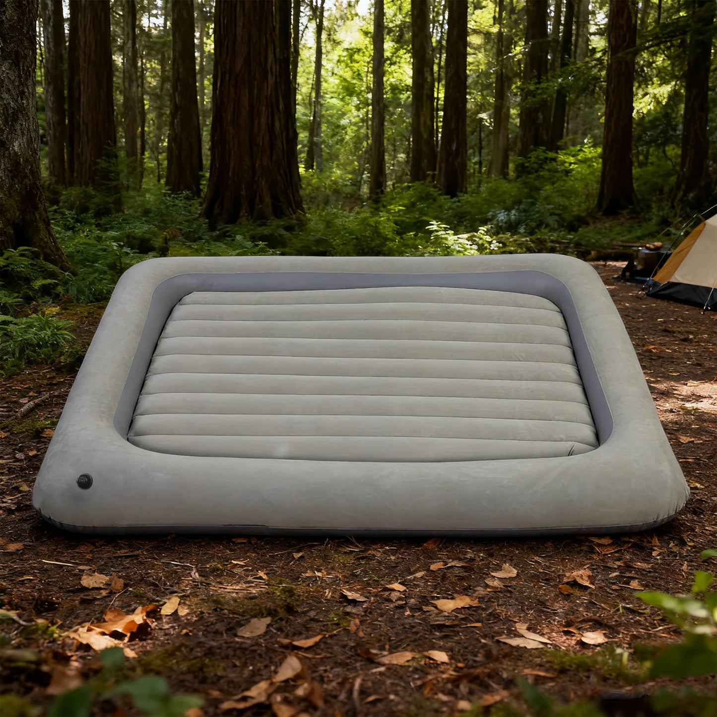 Inflatable Toddler Travel Camping Bed Air Mattress Set Portable Blow Up Detachable 2 Sided Inflatable Mattress for Boys Girls