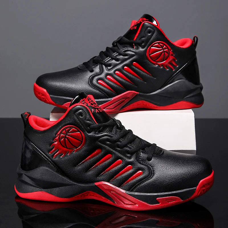 Men's Basketball Shoes Breathable Non-Slip Sneakers Fashionable Sports