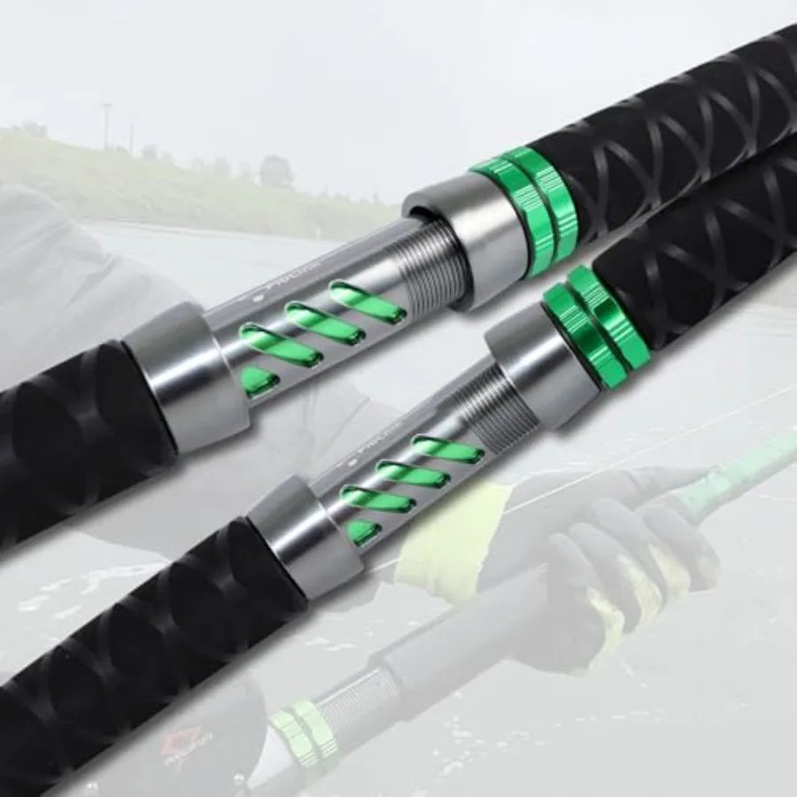 Catfish Fishing Rod 1 Piece 2 Piece Catfishing Fishing Pole Portable Travel Heavy Cat Catfish Casting Rod 6' 6'6 7' 8'