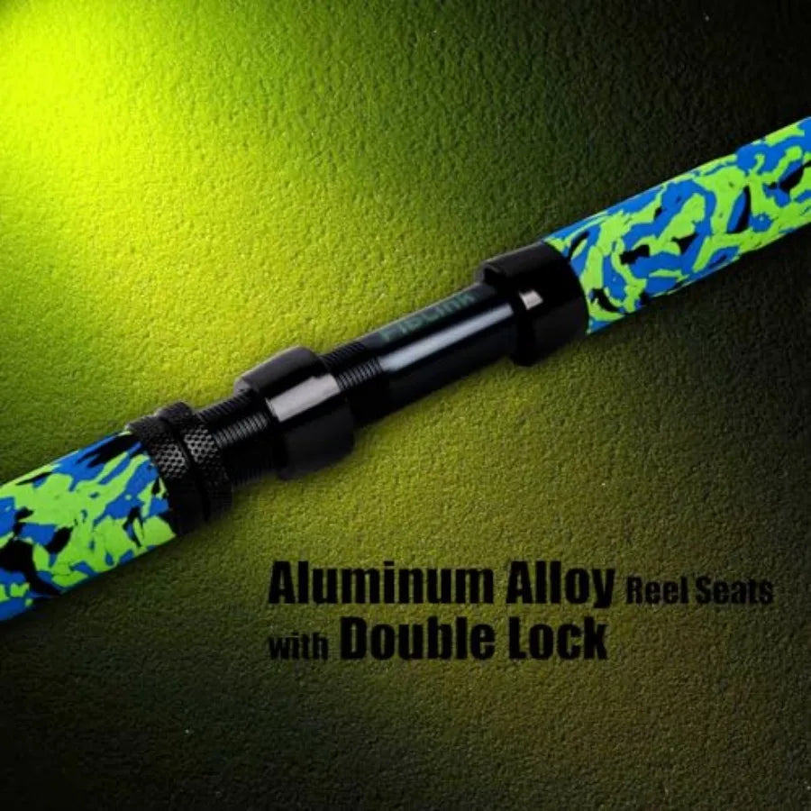 Catfish Fishing Rods 1 Piece 2 Piece Catfishing Pole for Heavy Duty Catfish Hunting Medium Heavy Power Casting Rod in 7