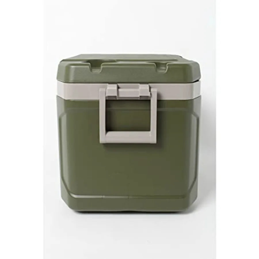 60367 Sportsman Latitude 52 Cooler Box Approx. 11.2 gal 49 L for Outdoor Camping Leisure Activities and Fishing Durable Green D