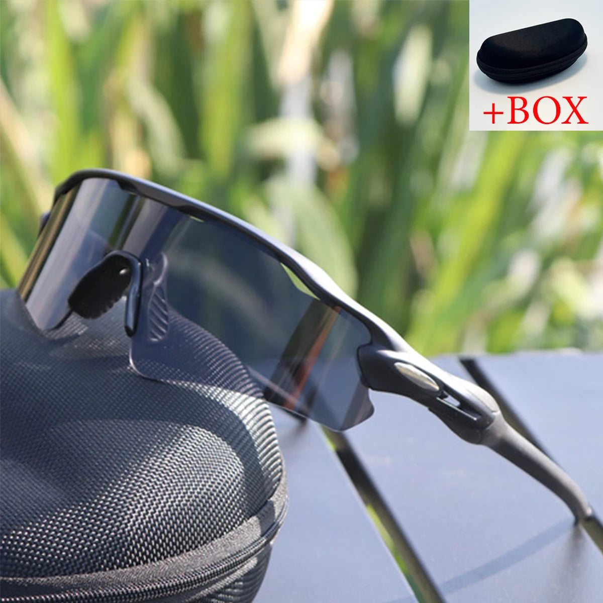 Running Driving Fishing Men's Sport Sunglasses Cycling Glasses for Men Women TR90 Frame With HD Lens Anti-Glare For MTB