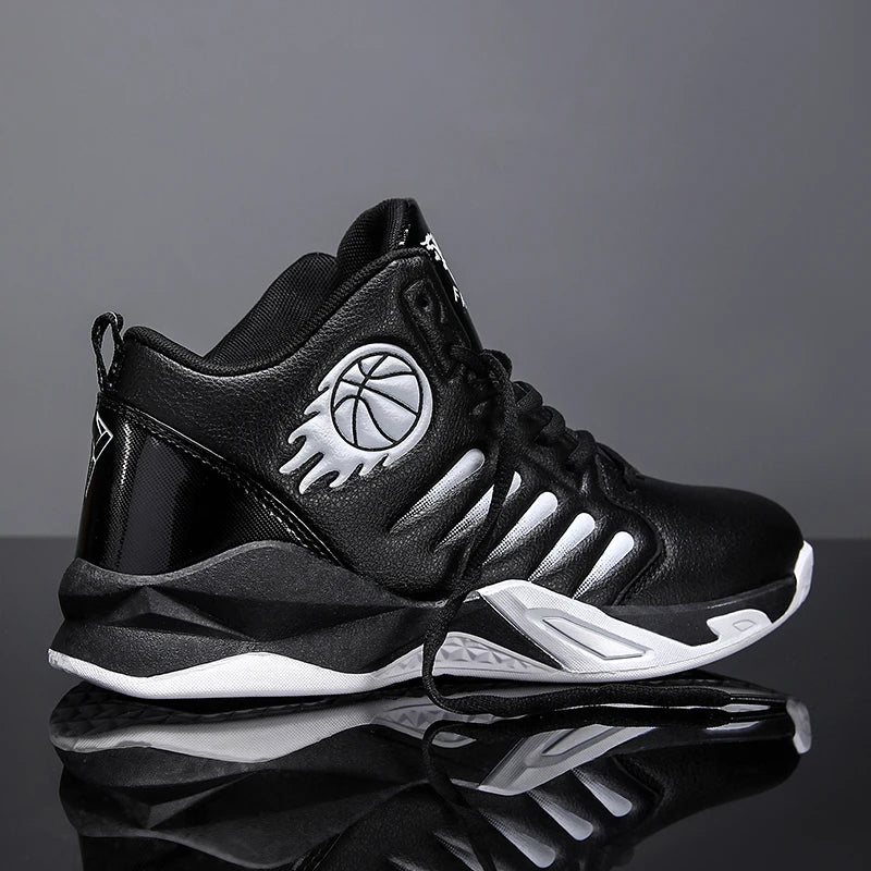 Men's Basketball Shoes Breathable Non-Slip Sneakers Fashionable Sports