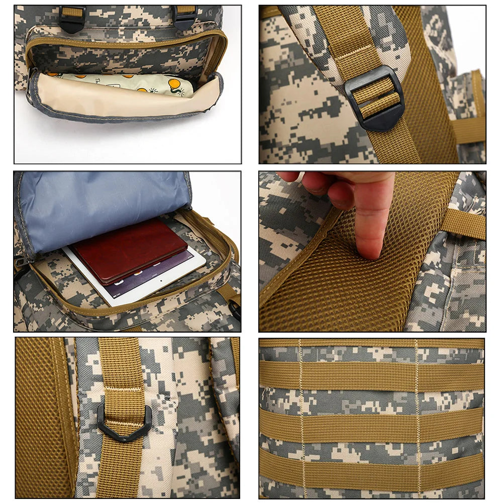 80L Tactical Backpack Outdoor Military Rucksacks Tactical Sports Camping Hiking Trekking Fishing Hunting Knapsack