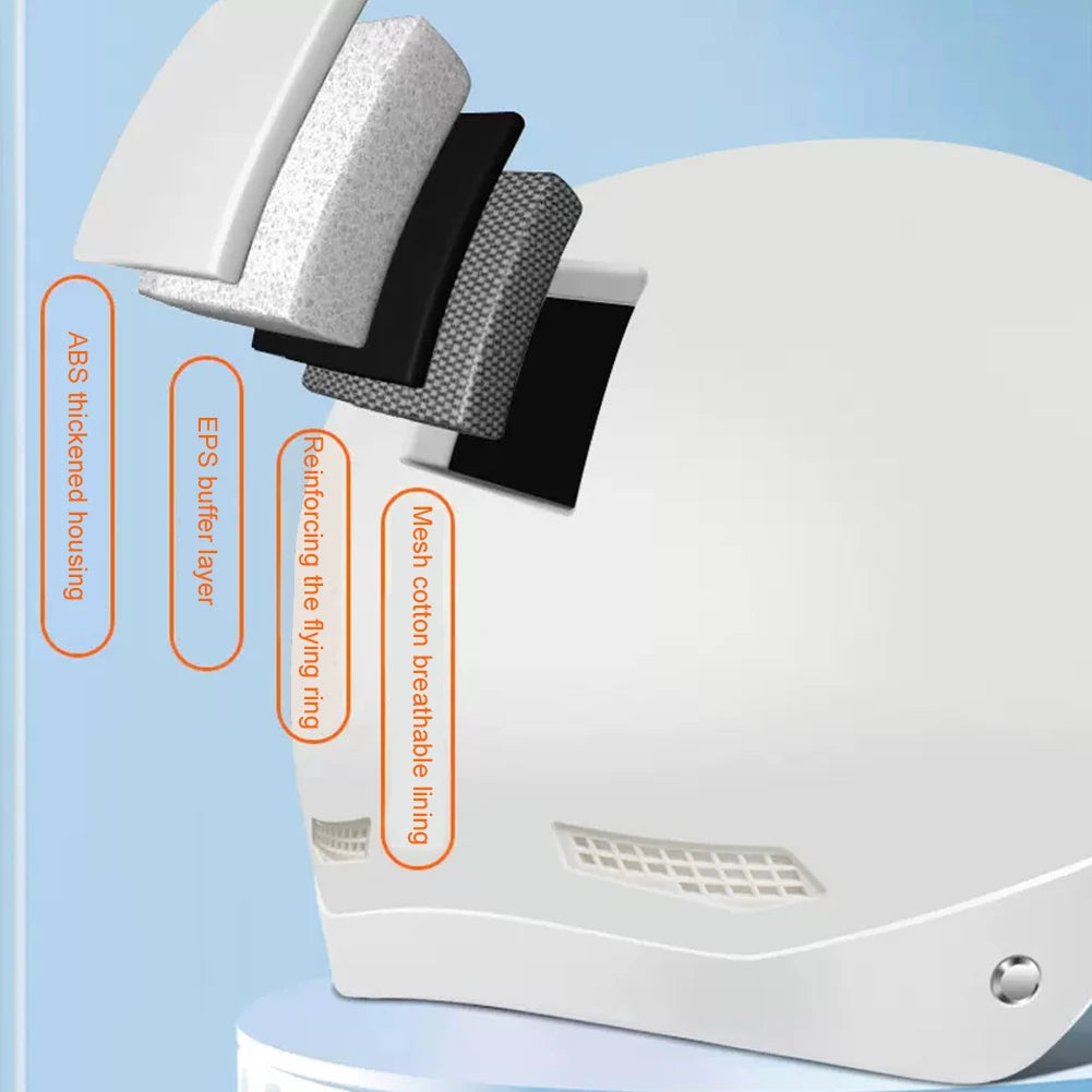 Electric Bike Helmet Cycling Safety Helmet Adjustable Lightweight Bicycle Helmet Detachable Lining Cycling Accessories