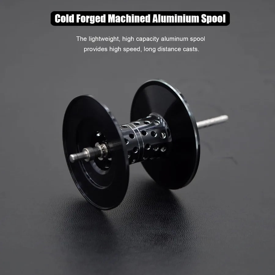 Carbon 300 Baitcasting Fishing Reel High Line Capacity Baitcaster Reels 6.3:1 Gear Ratio 10+1 Stainless Steel Ball Bearings 10