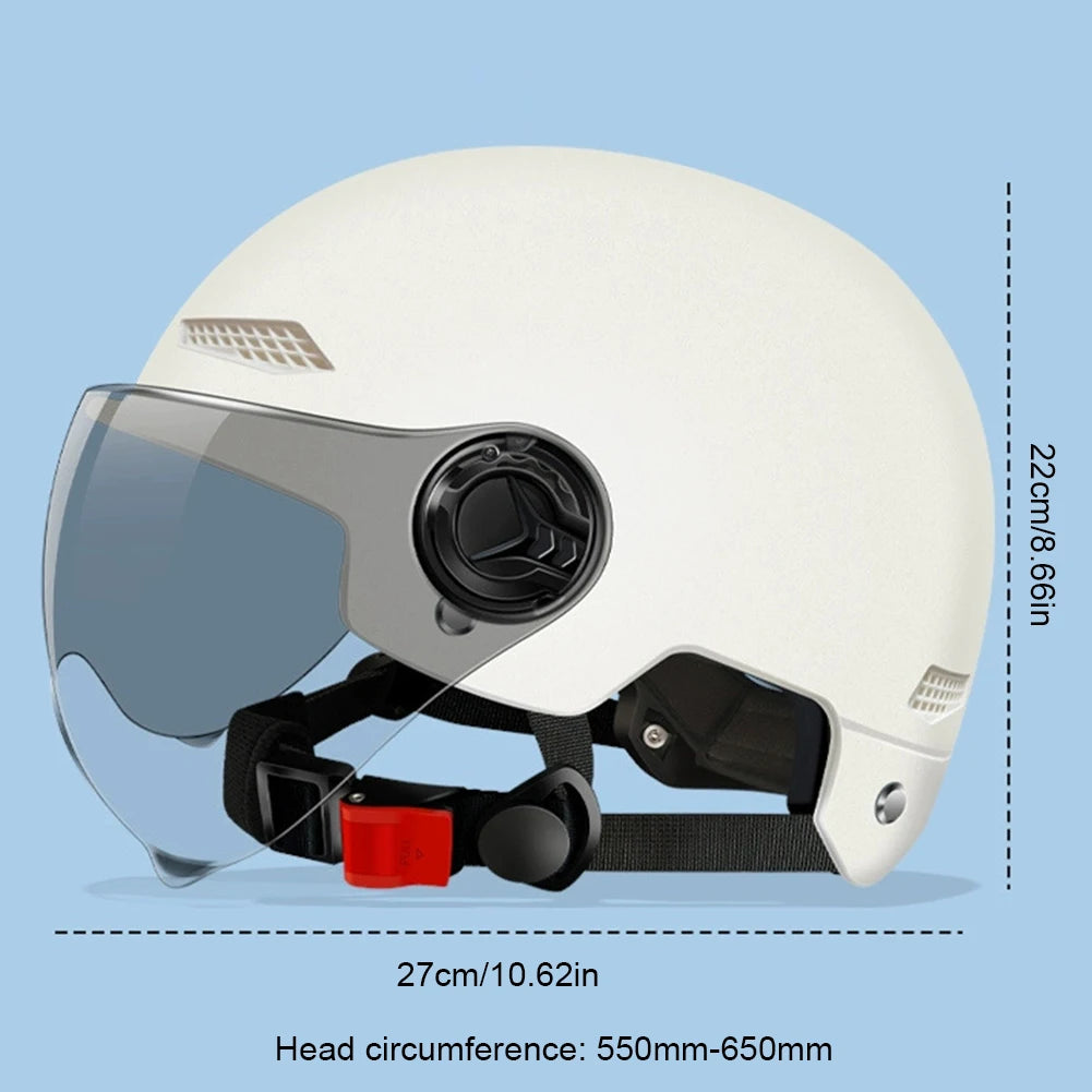 Electric Bike Helmet Cycling Safety Helmet Adjustable Lightweight Bicycle Helmet Detachable Lining Cycling Accessories