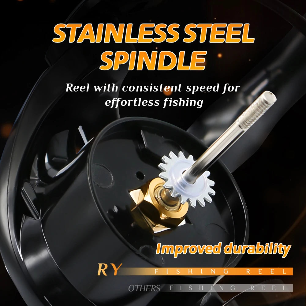 Rooblinos RY Spinning Fishing Reel 1000-7000 Series Ultralight Max Drag 15kg Lure Fishing Spinning Reel Saltwater Wheel