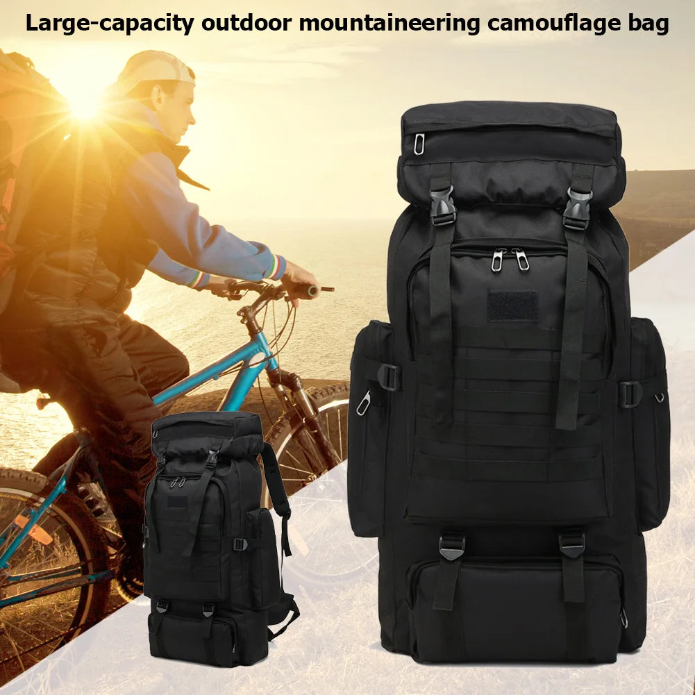80L Tactical Backpack Outdoor Military Rucksacks Tactical Sports Camping Hiking Trekking Fishing Hunting Knapsack