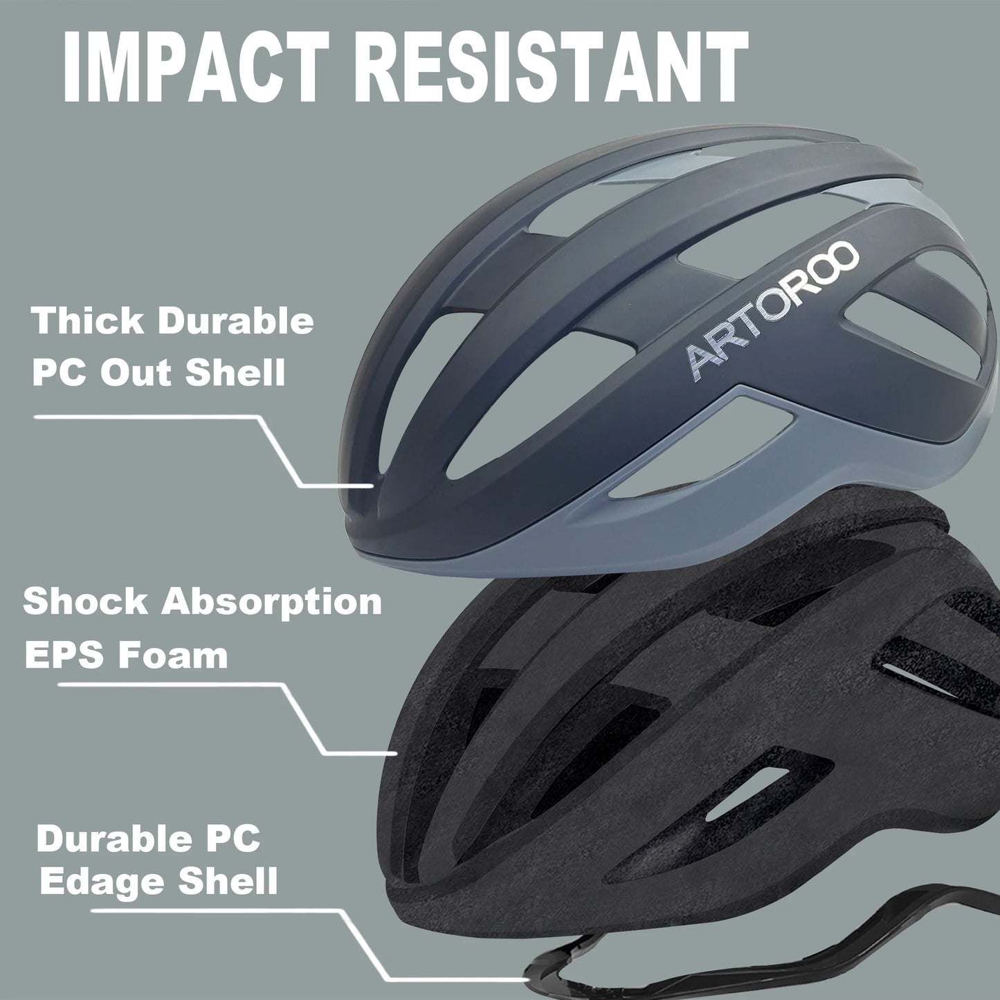 ARTOROO Road Bike Helmet for Adults, Bicycle Helmet Women and Men Cycling for Mountain Bike.