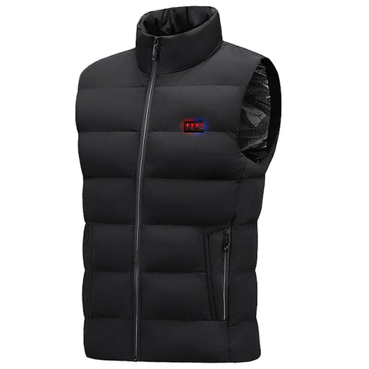 Unisex Warm Heated Vest Lightweight Electric Heating Gilet 23 Heating Zone USB Charging for Outdoor Camping Hiking