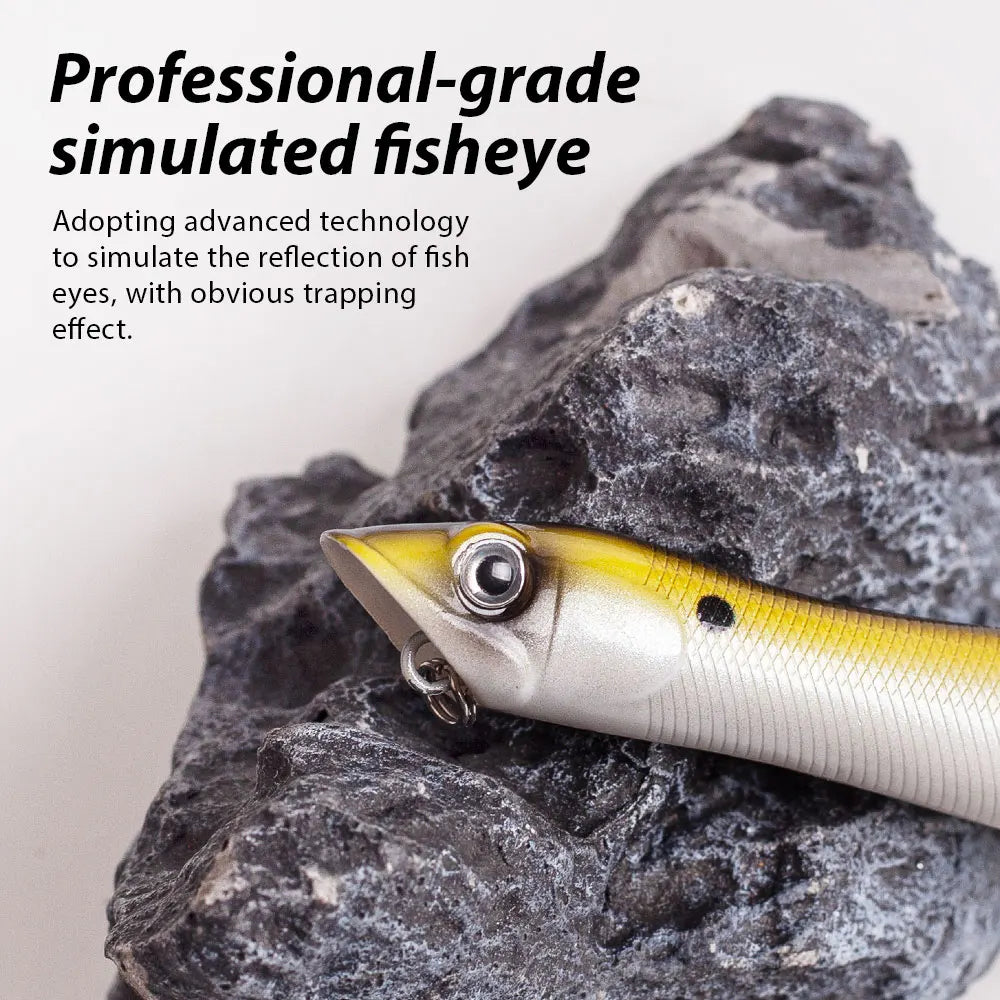 120mm/18g Topwater Pencil Popper Floating Fishing Lure Snakehead Wobblers Tackle Baits Minnow For Snapper Flounder Bass Chub