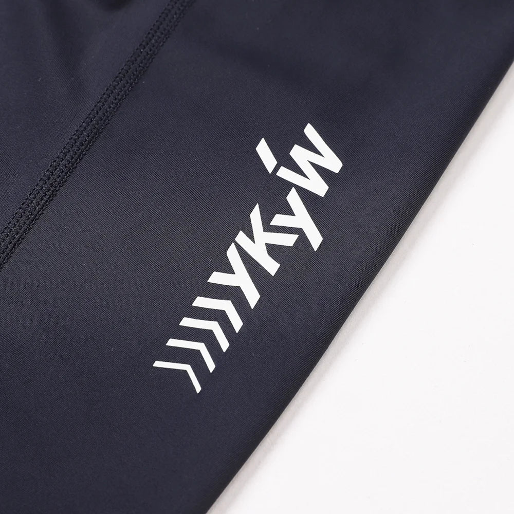 YKYWBIKE Men's Cycling Bib Long Pants Hollow Out Breathable Pants Spring Autumn Long Road Bike Tight Cycling Pants Bib