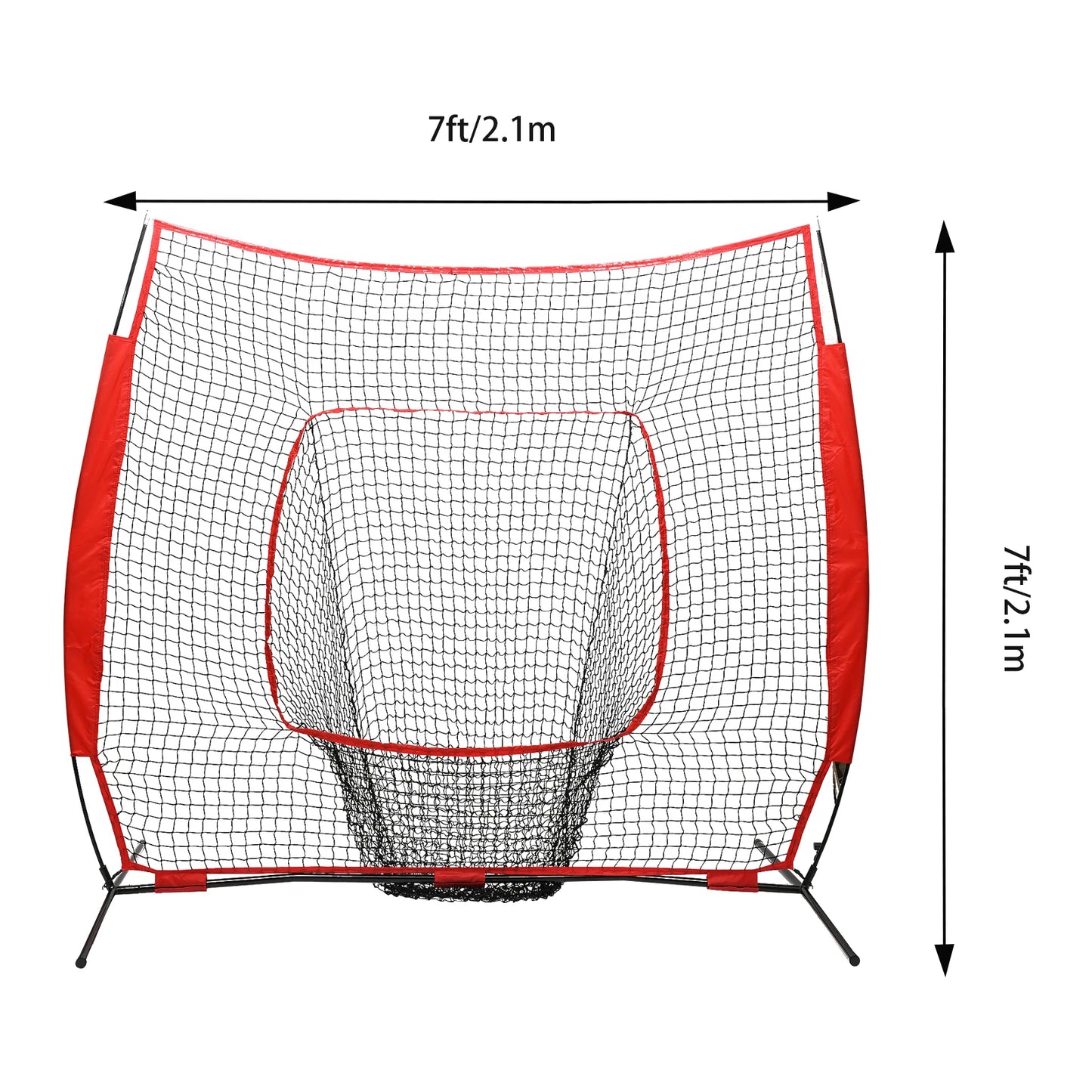 Baseball Softball Hitting Pitching Net Baseball Backstop Practice Net for Pitching Batting Catching Indoor Outdoor with CarryBag